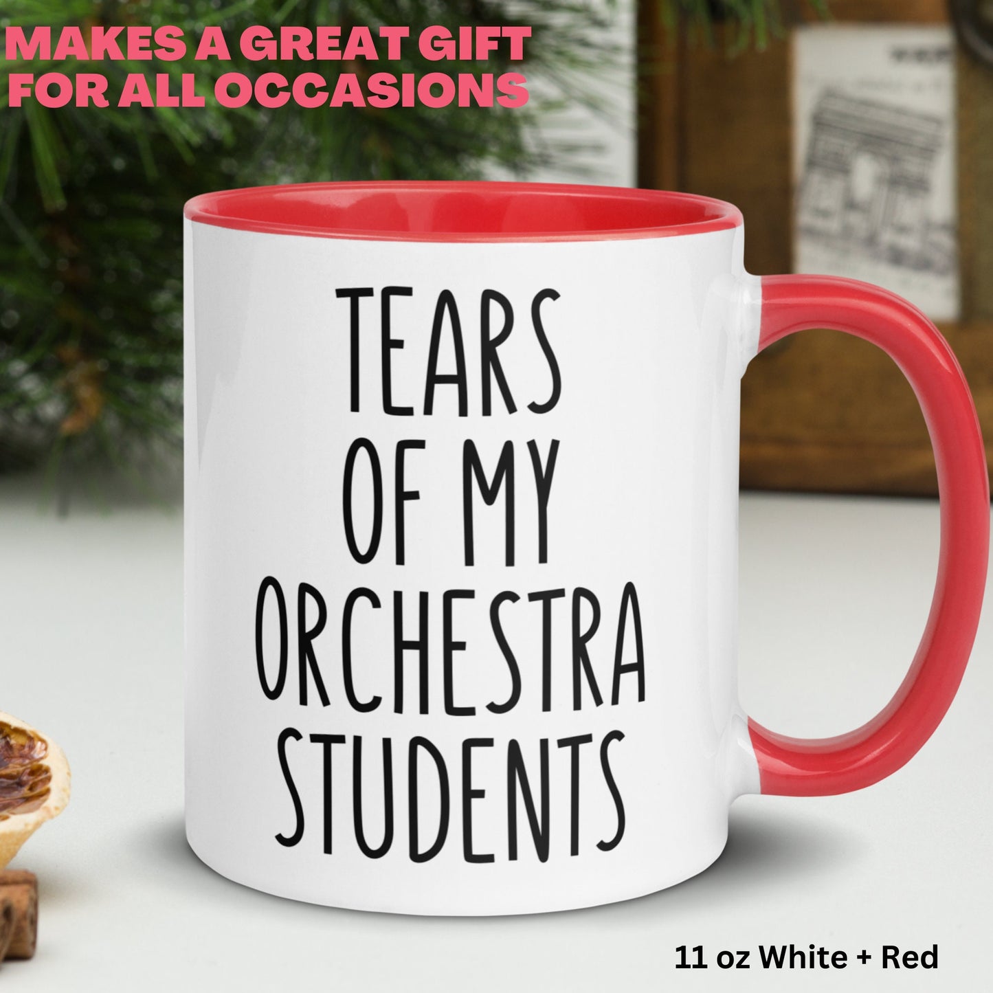 Music Teacher Gifts, Band Teacher Mug, Tears of My Orchestra Students, Teacher Appreciation Gift - Zehnaria - CAREER & EDUCATION - Mugs