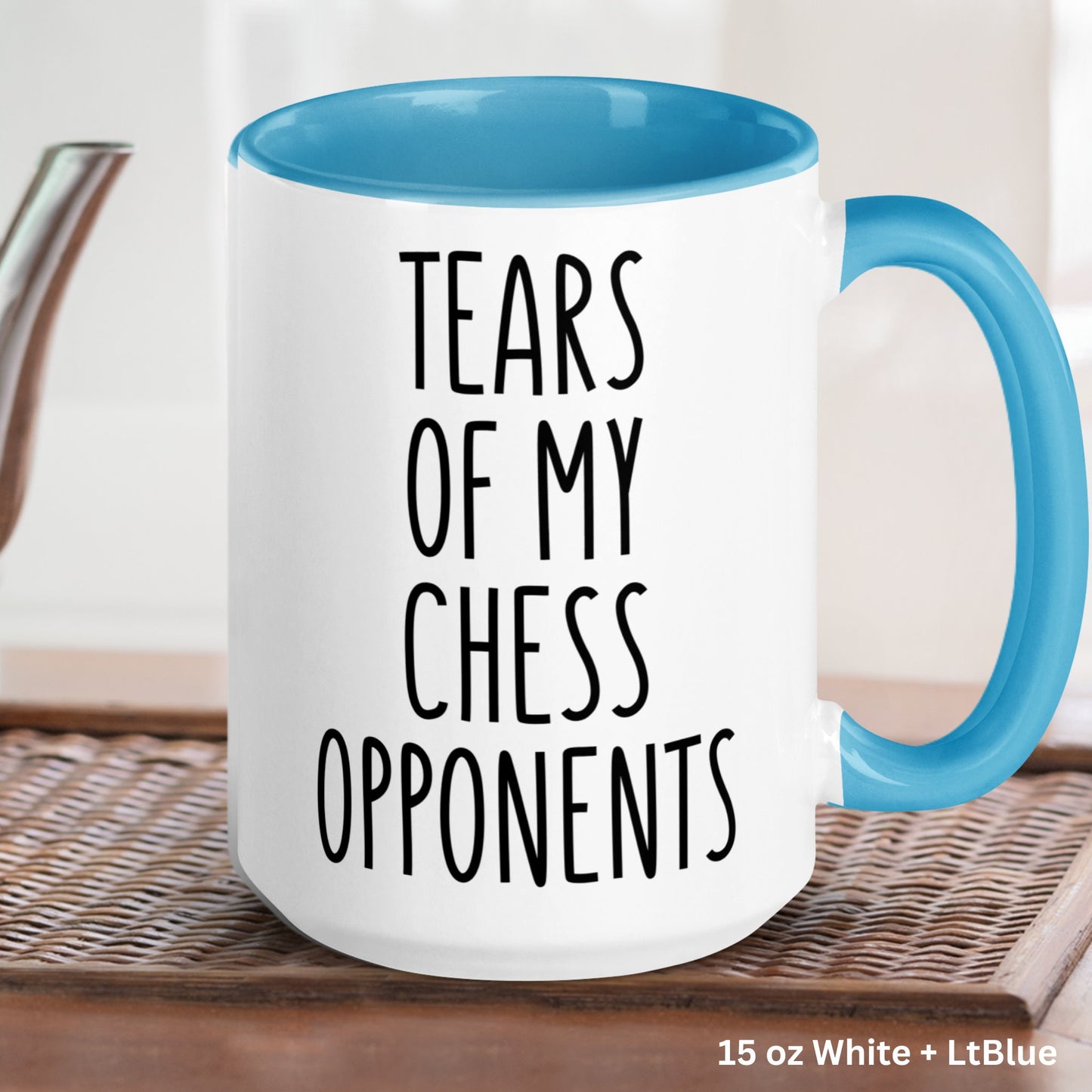 Chess Mug, Tears of My Chess Opponents Mug, Chess Club Gift, Funny Chess Mug - Zehnaria - HOBBIES & TRAVEL - Mugs