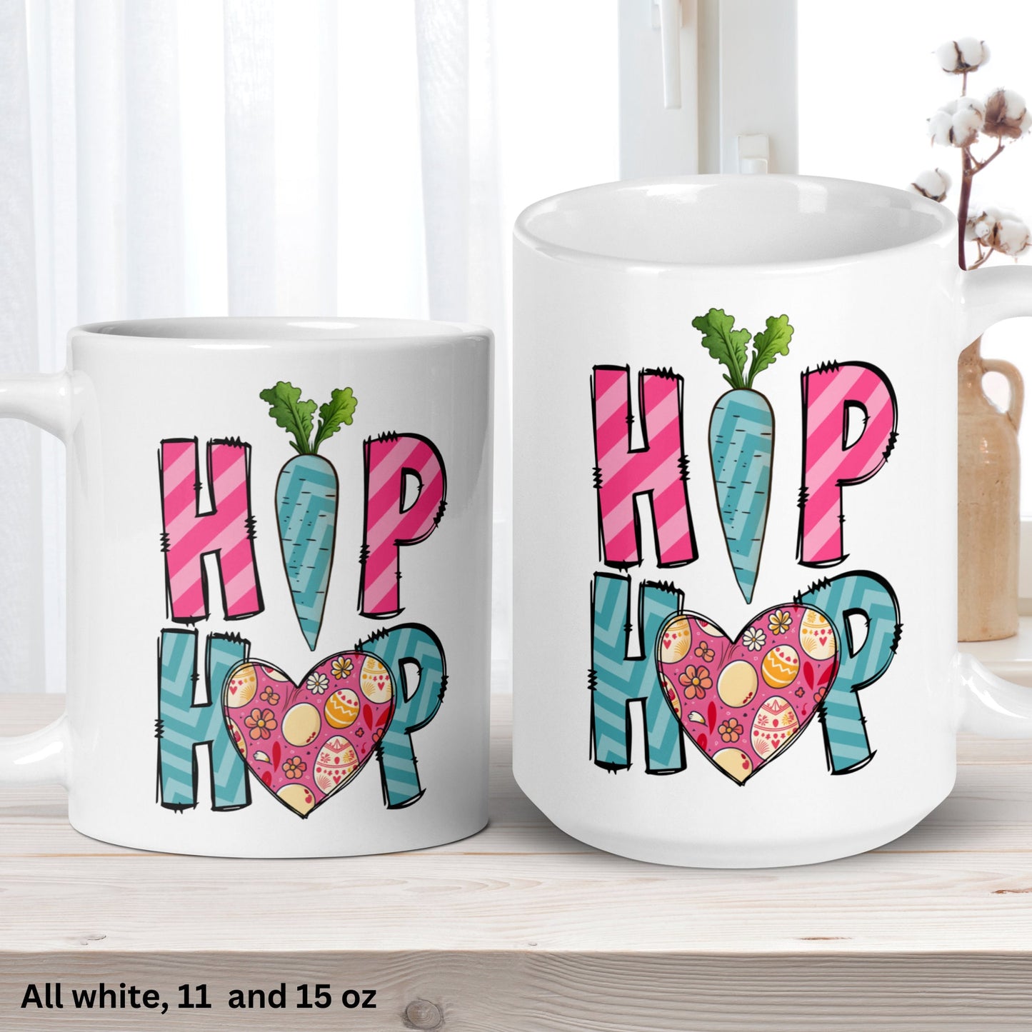 Easter Gifts, Easter Mug, Hip Hop Coffee Mug, Easter Bunny - Zehnaria - MORE HOLIDAYS & SEASONS - Mugs