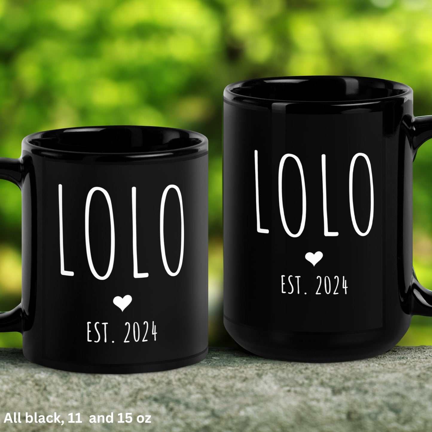 Lolo Mug, Custom Name Mug, Name Coffee Mug, Name Mug - Zehnaria - FAMILY & FRIENDS - Mugs