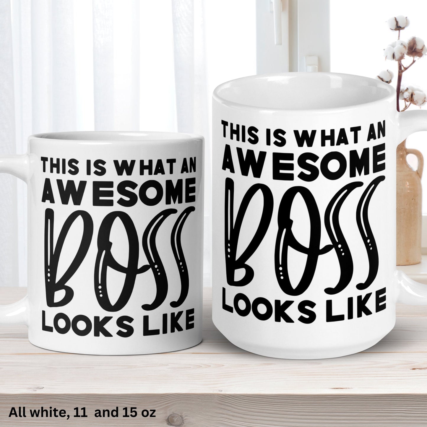 Boss Gifts, This Is What An Awesome Boss Looks Like, Funny Coffee Mug, Best Boss Gift - Zehnaria - OFFICE & WORK - Mugs