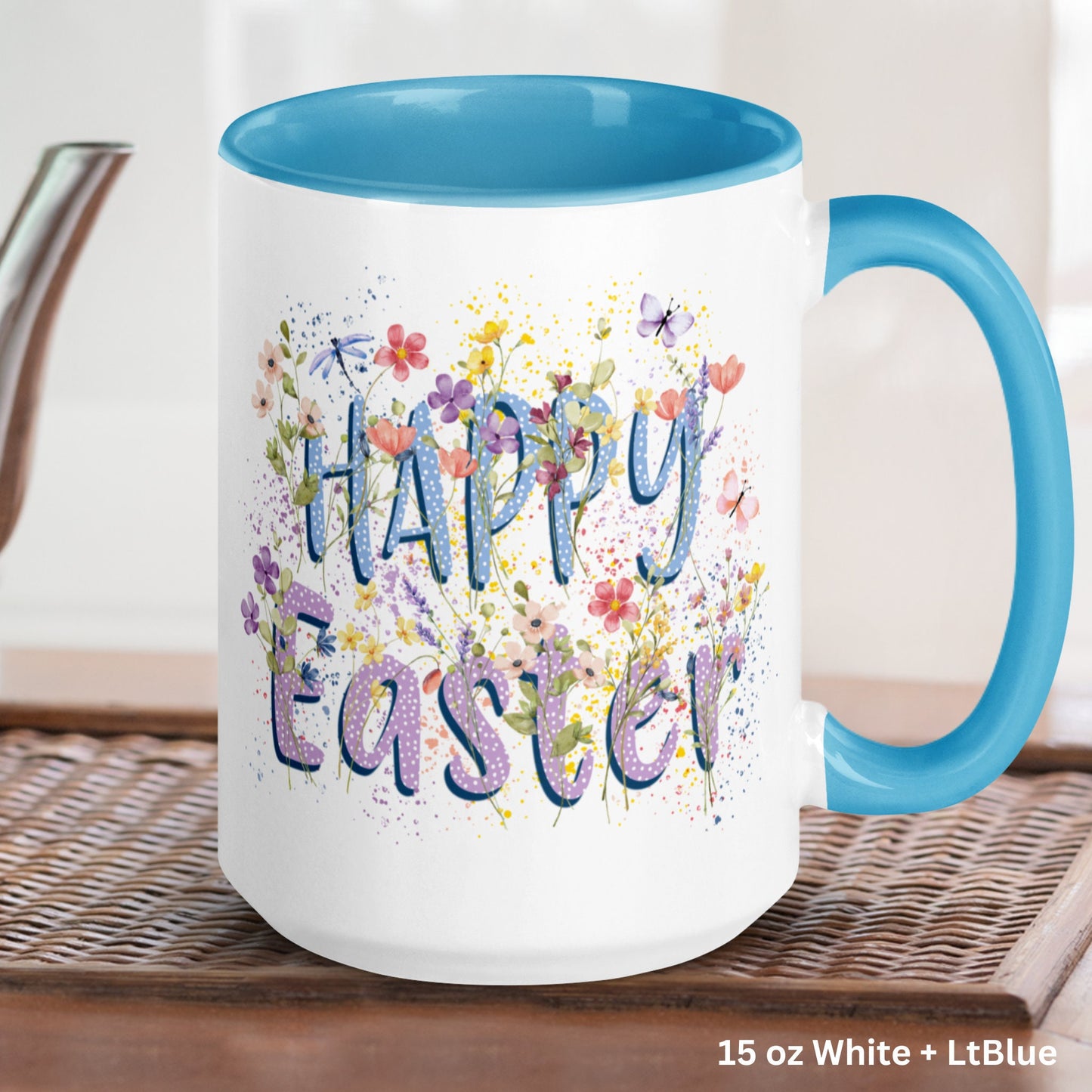 Happy Easter Mug, Easter Gifts, Easter Coffee Mug, Christian Religious Gift - Zehnaria - MORE HOLIDAYS & SEASONS - Mugs