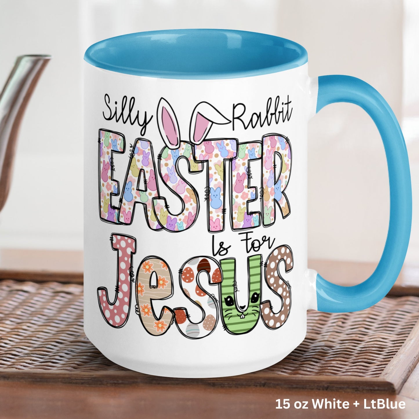 Christian Gifts, Christian Coffee Mug, Easter Is For Jesus, Easter Mugs - Zehnaria - MORE HOLIDAYS & SEASONS - Mugs