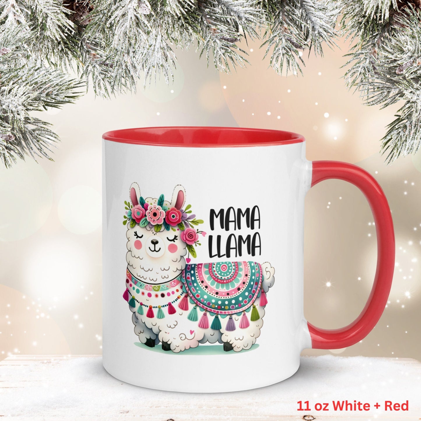 Llama Mama Mug, Personalized Llama Mug, Llama Gifts For Her, Mothers Day Gifts - Zehnaria - ALL PERSONALIZED - Mugs