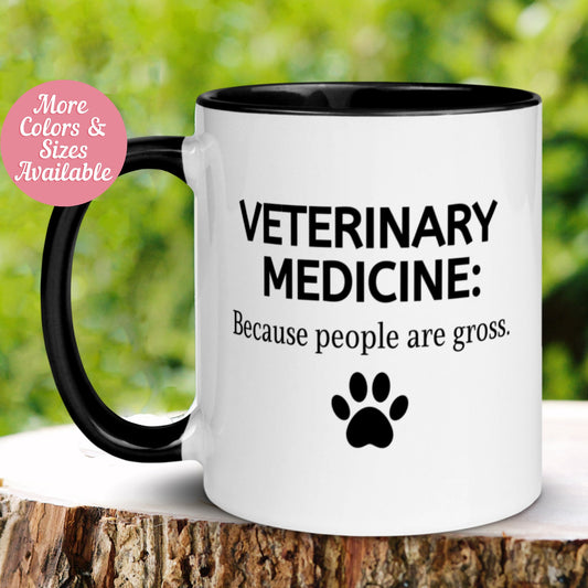 Veterinarian Mug, Funny Veterinarian Gift, Veterinary Medicine Mug, Vet Mug - Zehnaria - CAREER & EDUCATION - Mugs