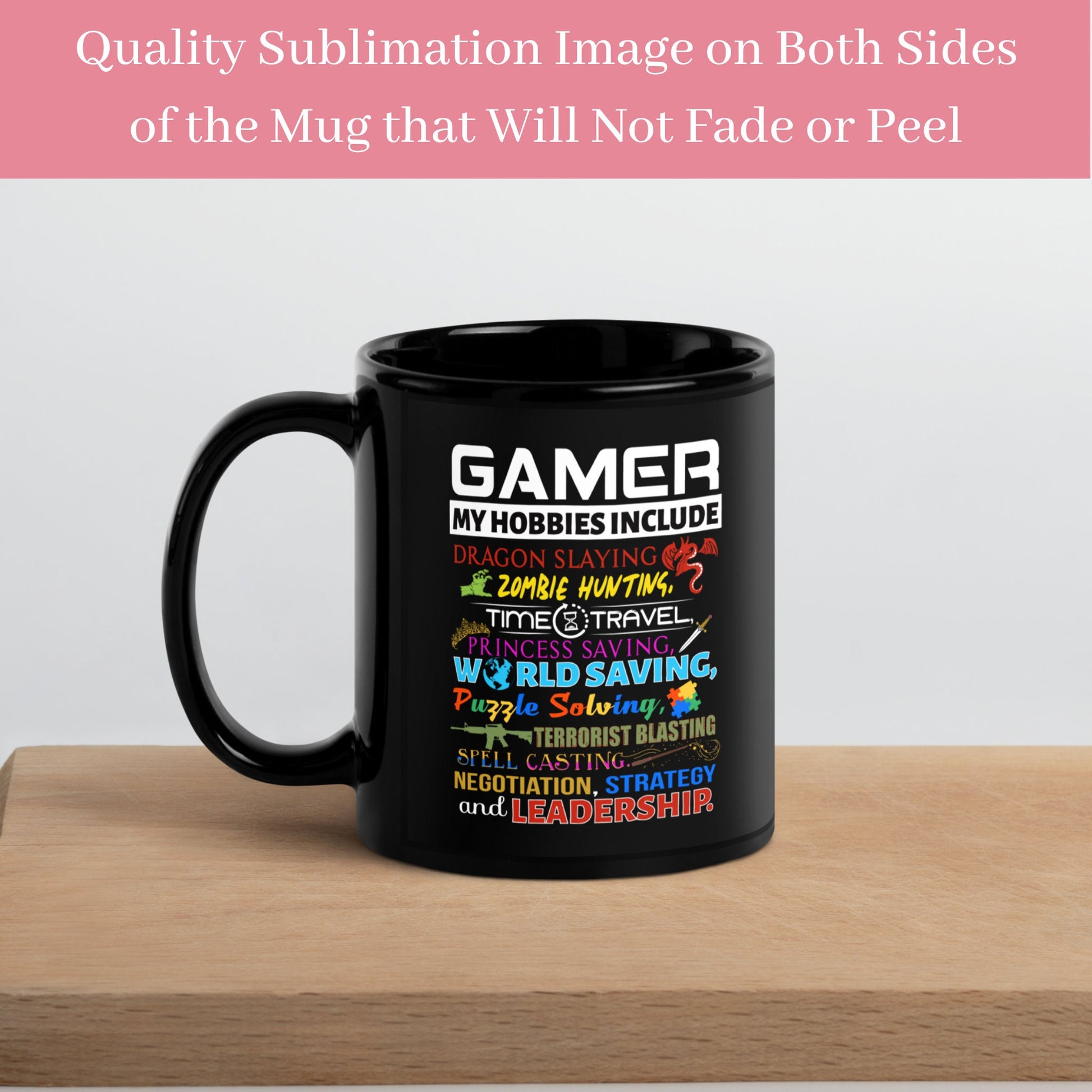 Gamer Mug, Gaming Mug, Video Game Mug, Gift for Him - Zehnaria - HOBBIES & TRAVEL - Mugs