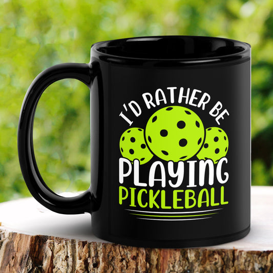 Pickleball Lover Mug, I'd Rather Be Playing Pickleball Mug, Funny Mug, Hobby Mug - Zehnaria - HOBBIES & TRAVEL - Mugs