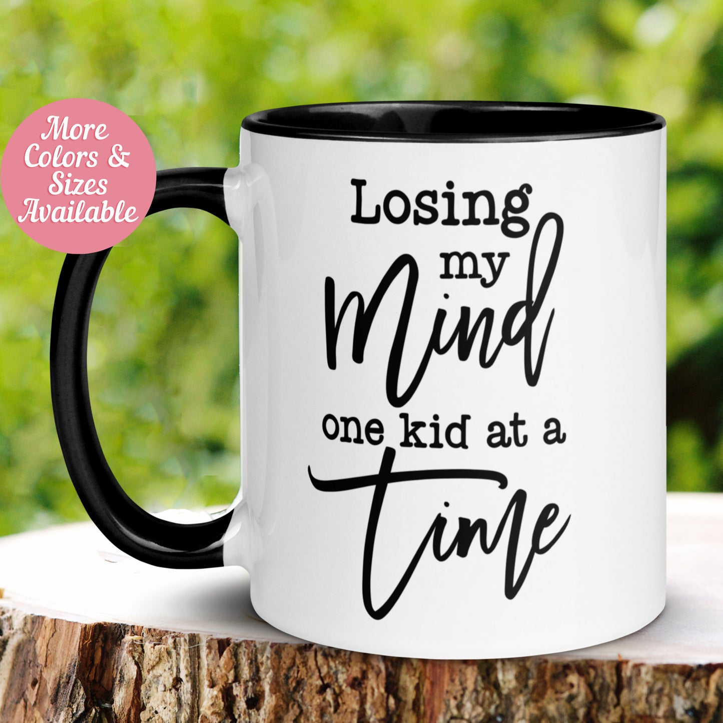 Mom Dad Mug, Losing My Mind One Kid At A Time Mug, Funny Coffee Mug, Tea Cup - Zehnaria - FAMILY & FRIENDS - Mugs