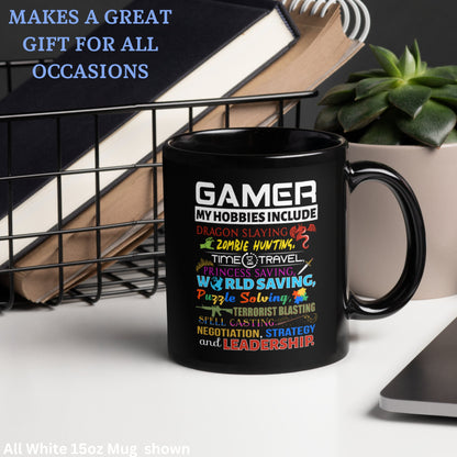 Gamer Mug, Gaming Mug, Video Game Mug, Gift for Him - Zehnaria - HOBBIES & TRAVEL - Mugs