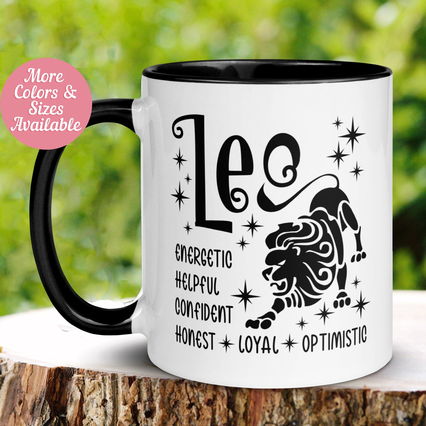 Leo Mug, Zodiac Mug, Leo Birthday Mug, Zodiac Leo Gift - Zehnaria - BIRTHDAY & ZODIAC - Mugs