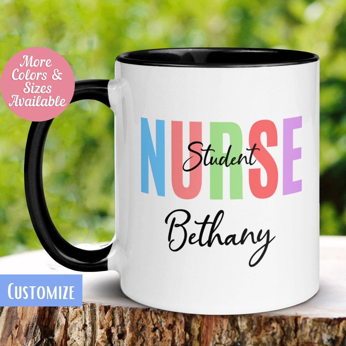 Student Nurse Mug, Nurse in training mug, Student Nurse Gift, Congratulations to future nurse - Zehnaria - CAREER & EDUCATION - Mugs