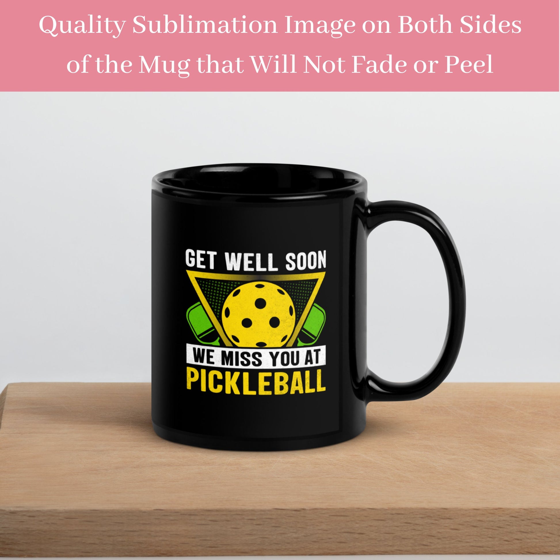 Get Well Soon Mug, We Miss You at Pickleball Mug - Zehnaria - HOBBIES & TRAVEL - Mugs