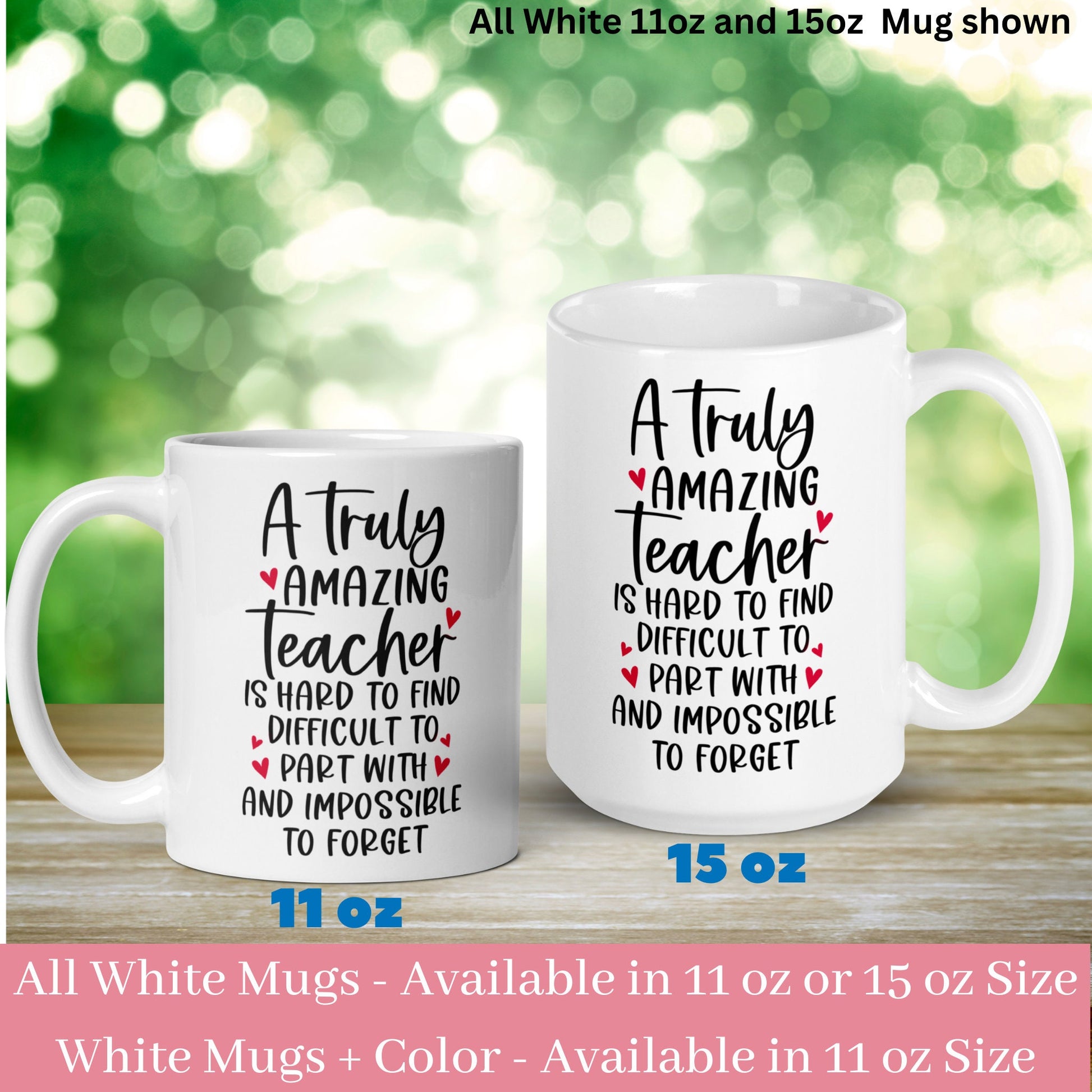 Teacher Mug, School Teacher Appreciation, Best Teacher Ever, Back To School - Zehnaria - CAREER & EDUCATION - Mugs