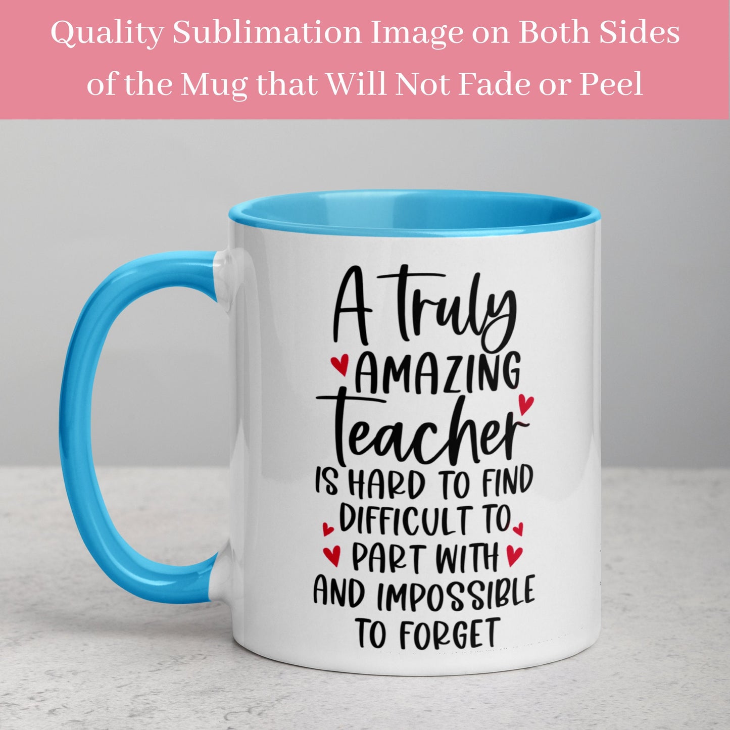 Teacher Mug, School Teacher Appreciation, Best Teacher Ever, Back To School - Zehnaria - CAREER & EDUCATION - Mugs