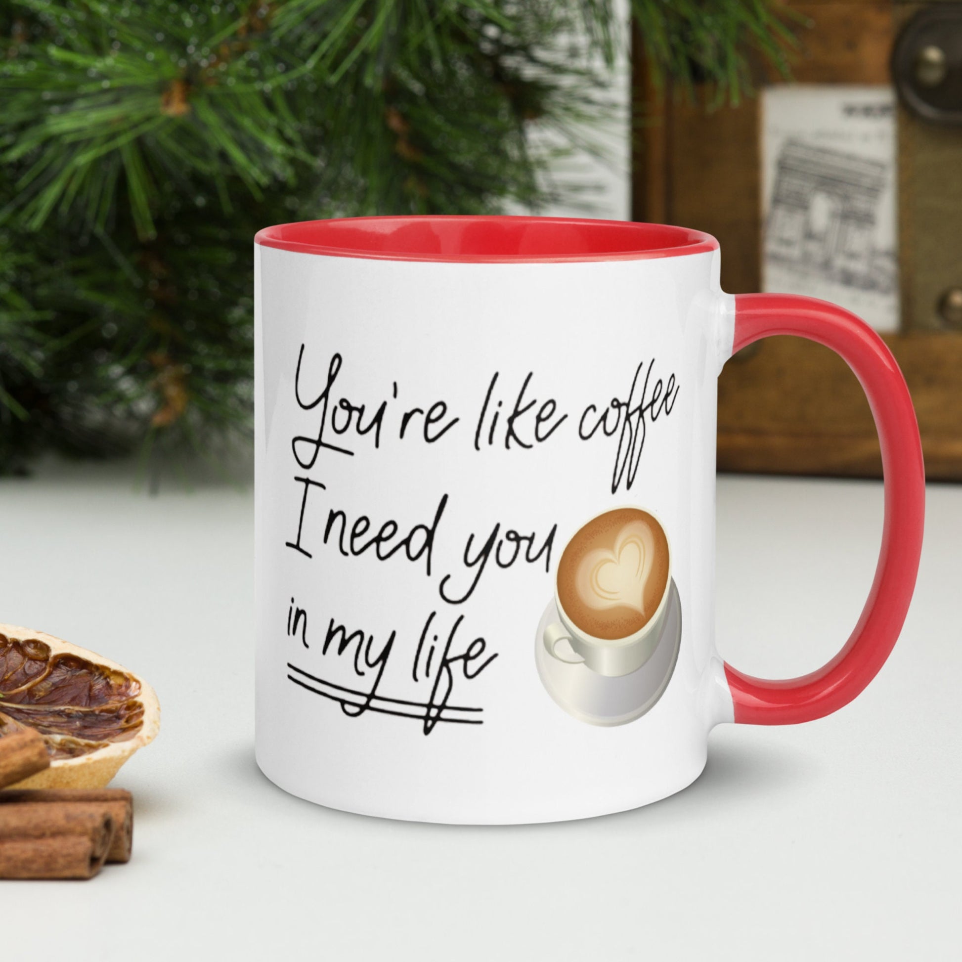 Anniversary Mug, You are Like Coffee I Need You in My Life Mug, Valentines Day Mug for Girlfriend Boyfriend Wife Husband Coffee Lover, 044 - Zehnaria - FAMILY & FRIENDS - Mugs