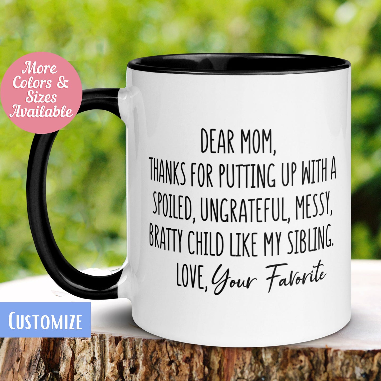 Funny Mom Mug, Gift for Mom, Gift from Faughter, Gift from Son - Zehnaria - FAMILY & FRIENDS - Mugs