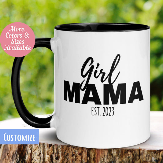 Girl Mama Mug, Mom Gift, Mom To Be, Gift For Mom - Zehnaria - FAMILY & FRIENDS - Mugs