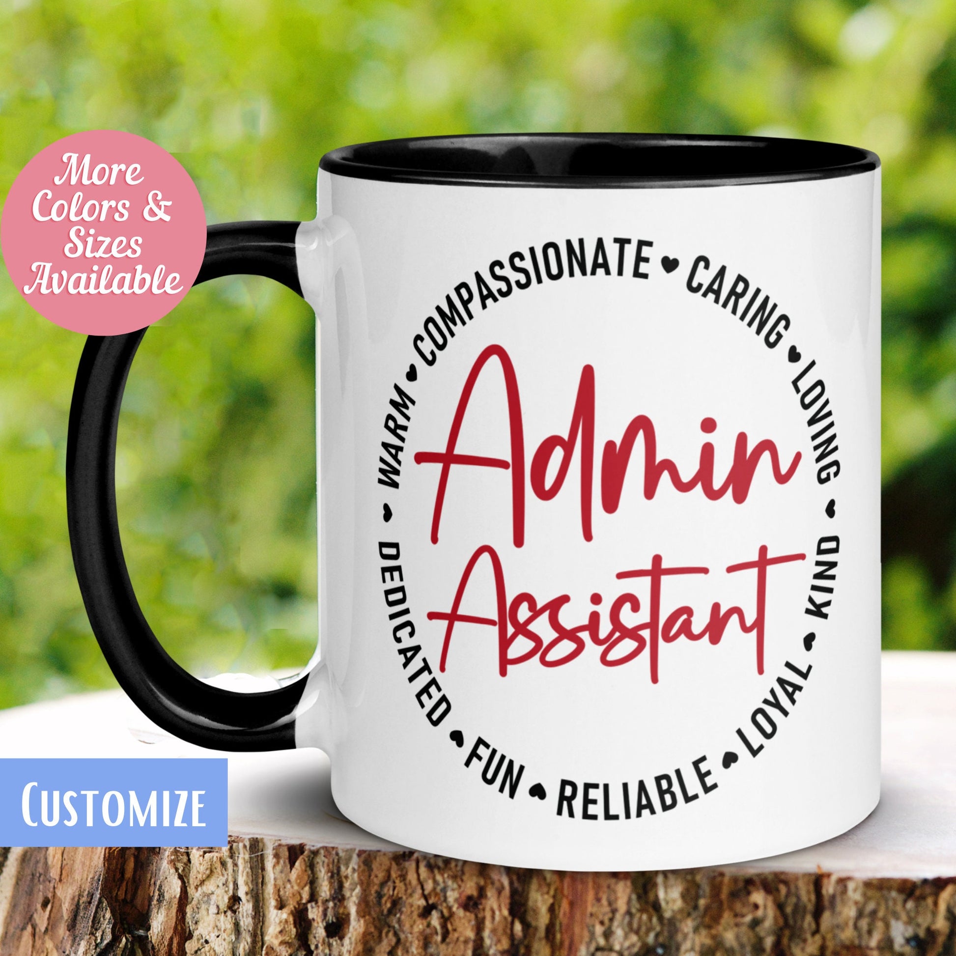 Administrator Gift, Admin Assistant Gift, Admin Appreciation Gift, Staff Appreciation - Zehnaria - OFFICE & WORK - Mugs