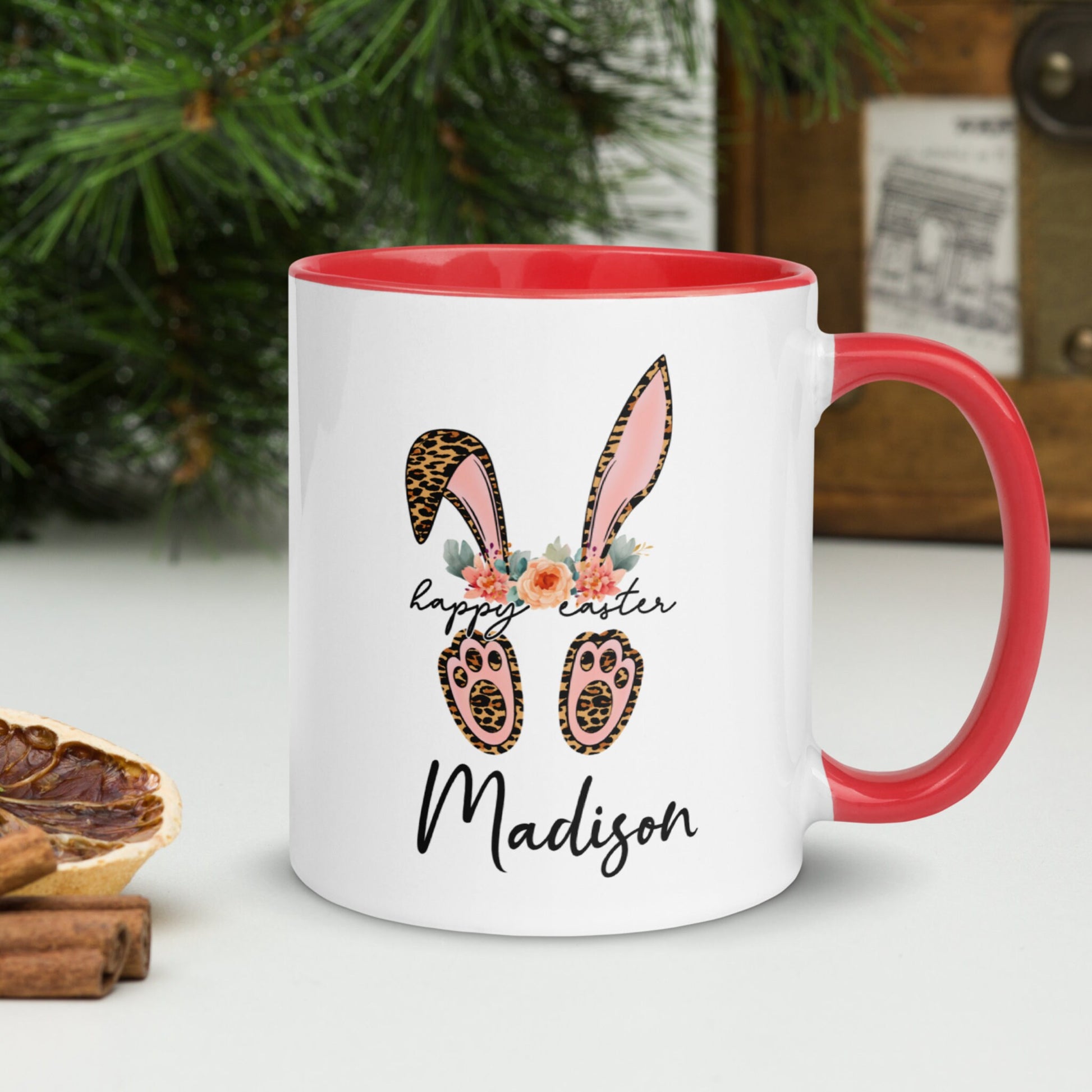 Personalized Easter Mug, Easter Bunny Mug - Zehnaria - MORE HOLIDAYS & SEASONS - Mugs