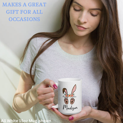 Personalized Easter Mug, Easter Bunny Mug - Zehnaria - MORE HOLIDAYS & SEASONS - Mugs