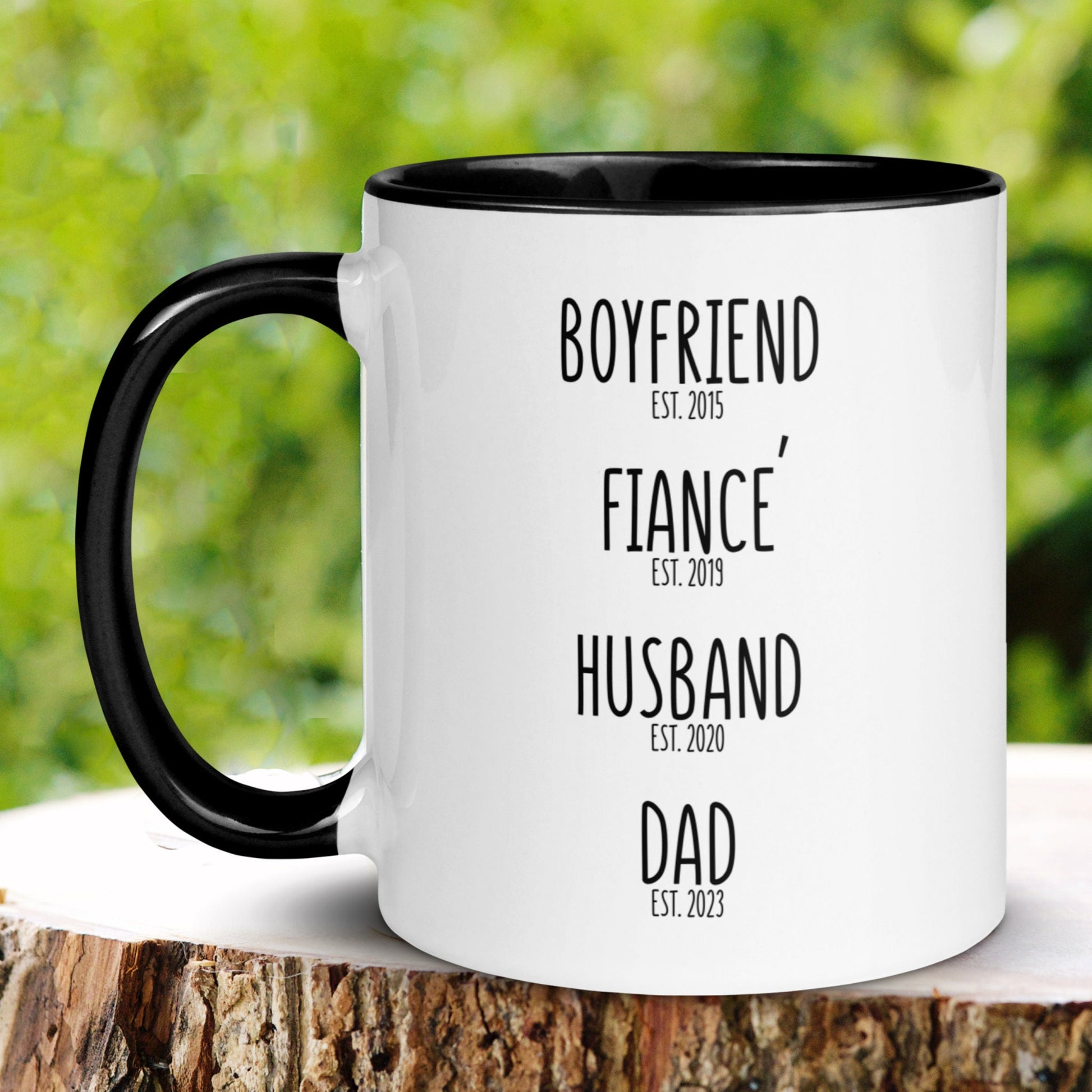 Personalized New Dad Mug, Custom Dad Mug - Zehnaria - FAMILY & FRIENDS - Mugs