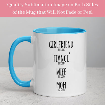 Personalized Mom mug, Custom Mug - Zehnaria - FAMILY & FRIENDS - Mugs