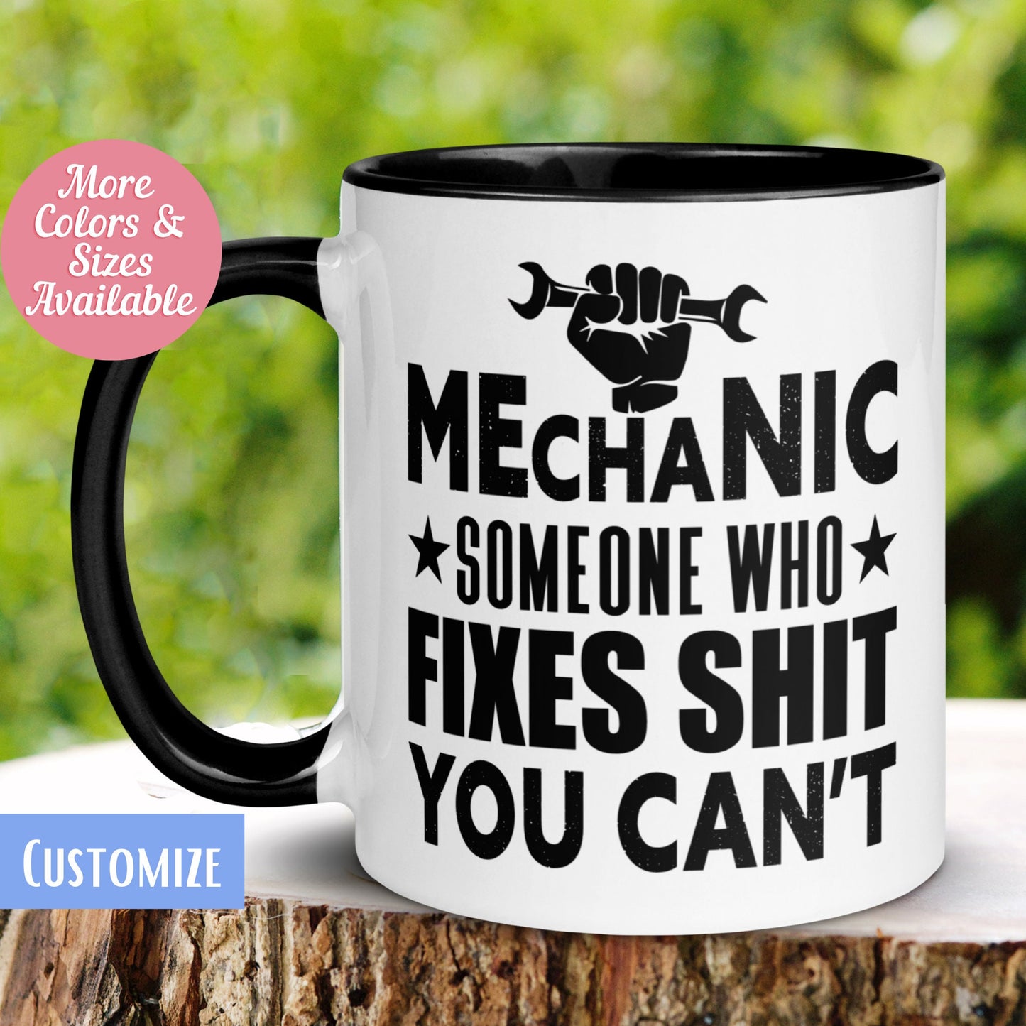 Mechanic Gifts, Mechanic Mug, Mechanic Coffee Mug, Funny Mechanic Mug - Zehnaria - CAREER & EDUCATION - Mugs