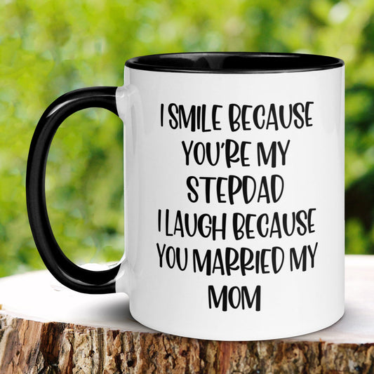 Bonus Dad Mug, Step Dad Gift, Fathers Day Mug, Best Dad Mug - Zehnaria - FAMILY & FRIENDS - Mugs