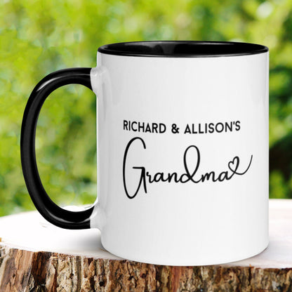 Grandma Mug, Personalized Mug Gift for Grandma - Zehnaria - FAMILY & FRIENDS - Mugs