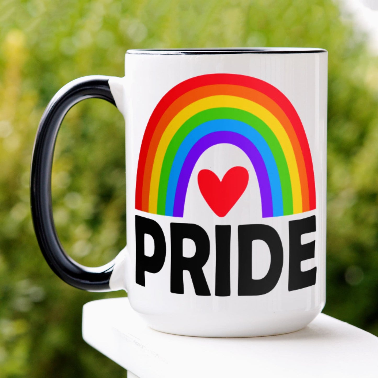 Pride Mug, LGBTQ Mug, Rainbow Mug, Gay Pride Coffee Mug - Zehnaria - FAMILY & FRIENDS - Mugs