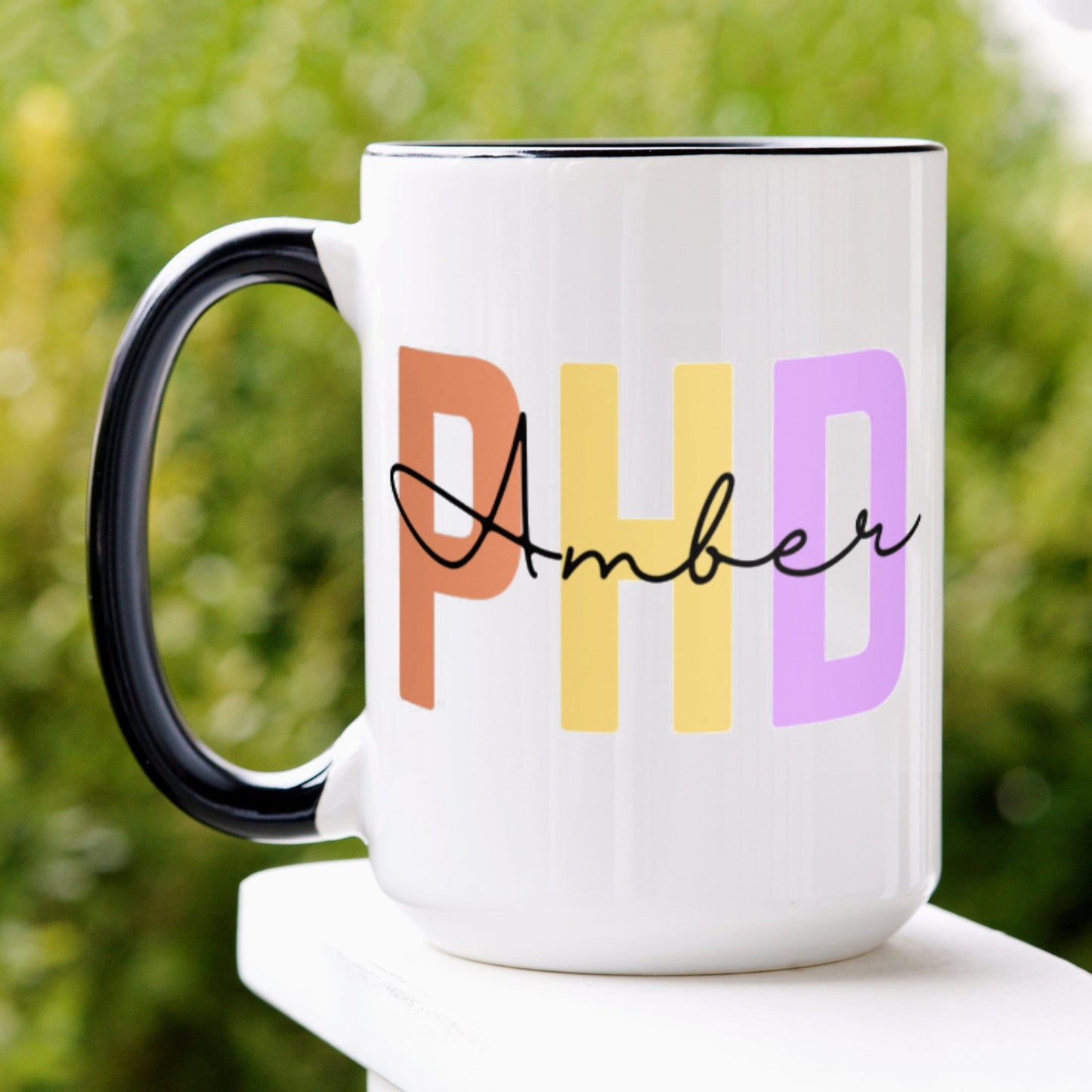 Graduation Gifts, PHD Mug, Doctorate Mug, Personalized Name Mug - Zehnaria - CAREER & EDUCATION - Mugs