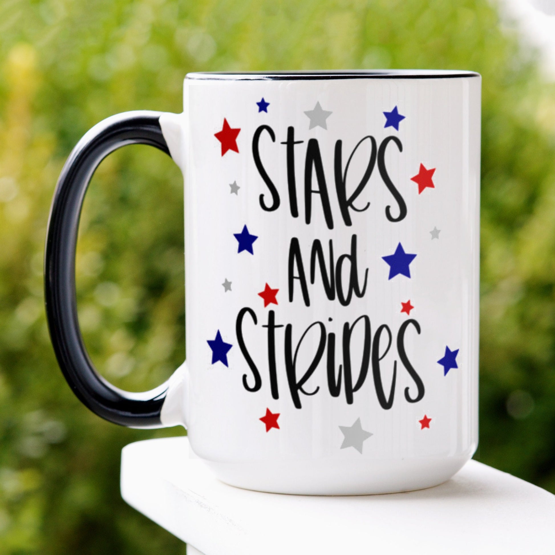 Happy 4th of July, Patriotic Mug, American Flag Gift, Fourth of July Coffee Mug - Zehnaria - CAREER & EDUCATION - Mugs