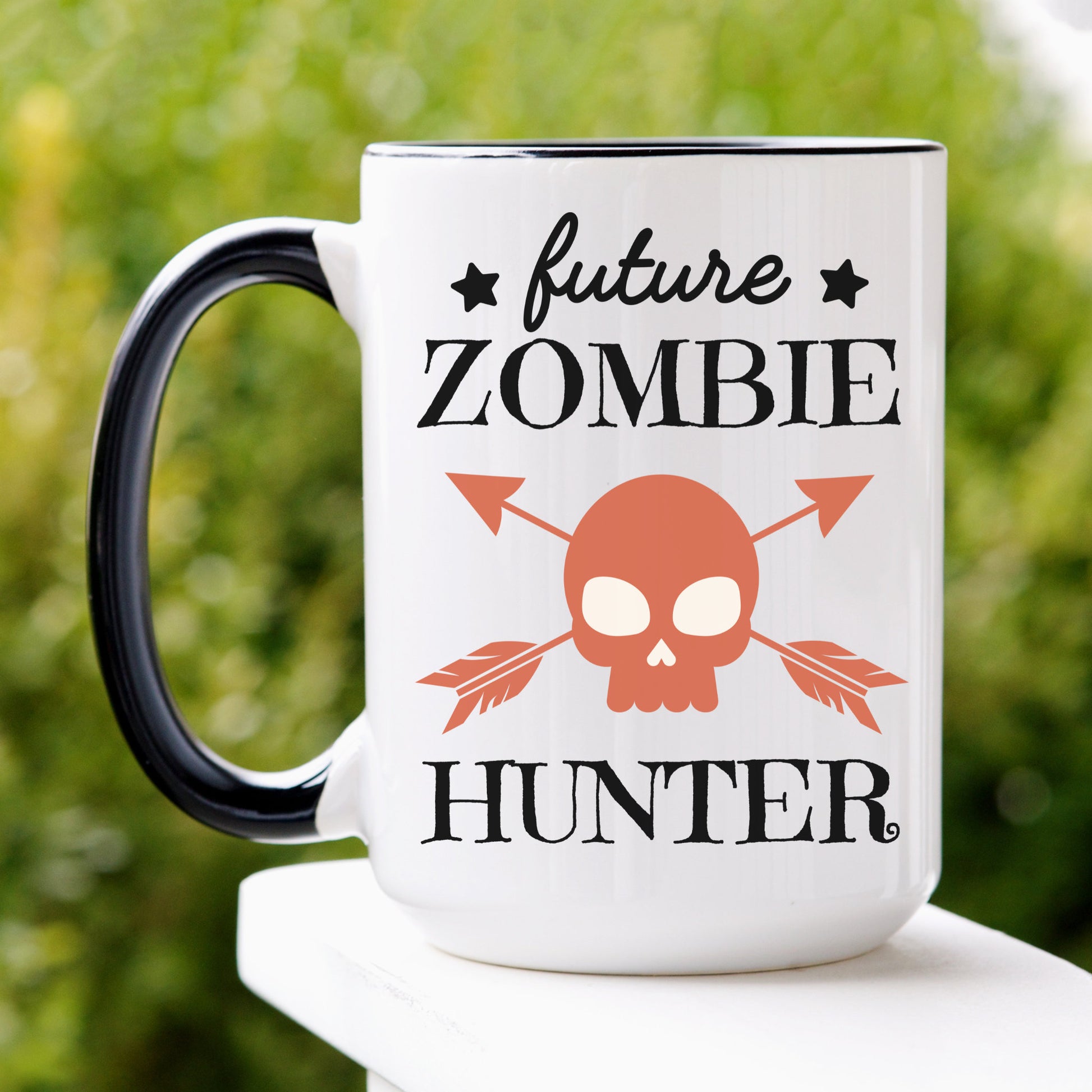 Halloween Mug, Zombie Hunter Mug, Skull Mug, Zombie Mug - Zehnaria - HALLOWEEN - Mugs