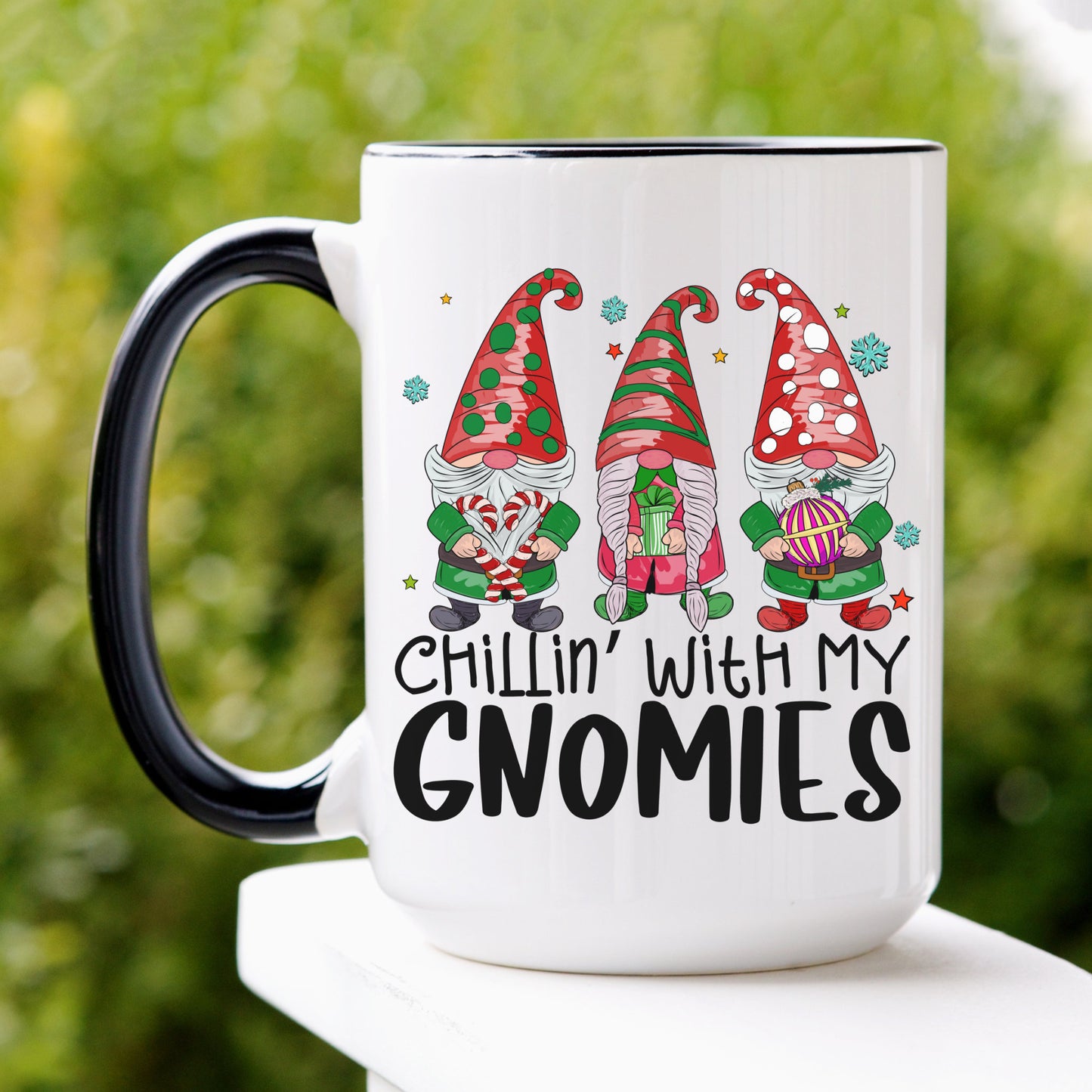 Christmas Gifts, Christmas Mug, Garden Gnome, Christmas Gnomes - Zehnaria - WINTER HOLIDAY - Mugs