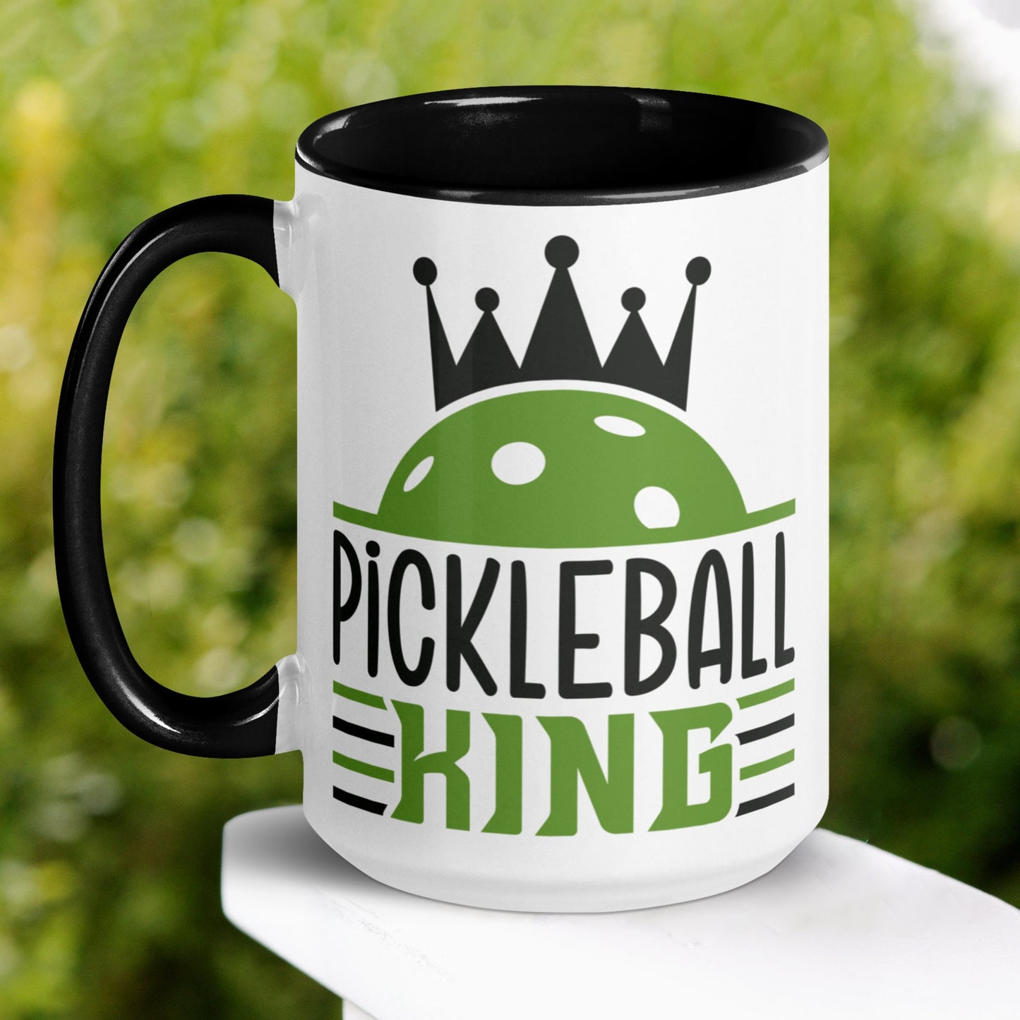 Pickleball Mug King, Pickleball Player Mug, Hobby Mug, Pickleball Lover Mug - Zehnaria - HOBBIES & TRAVEL - Mugs