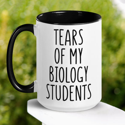 Biology Teacher Mug, 15 oz 11 oz, Tears of My Biology Students Mug, Funny Biology Teacher Mug - Zehnaria - CAREER & EDUCATION - Mugs