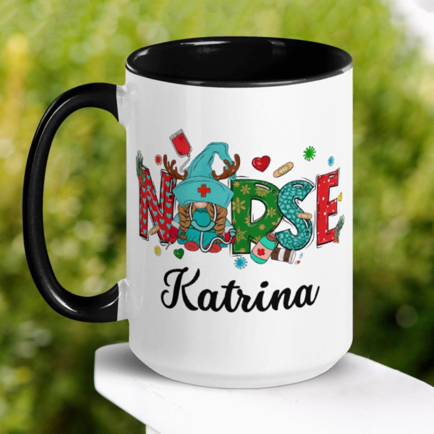 Nurse Gift, Christmas Gifts, Personalized Nurse Mug, Gift For Nurse - Zehnaria - WINTER HOLIDAY - Mugs