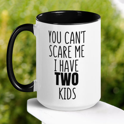 Mom Mug, Dad Mug, Funny Gift Mug, You Can't Scare Me I Have Kids Mug - Zehnaria - FUNNY HUMOR - Mugs