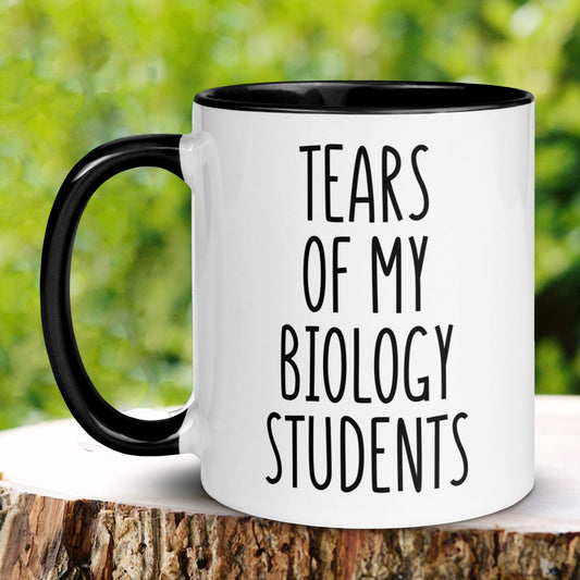 Biology Teacher Mug, 15 oz 11 oz, Tears of My Biology Students Mug, Funny Biology Teacher Mug - Zehnaria - CAREER & EDUCATION - Mugs