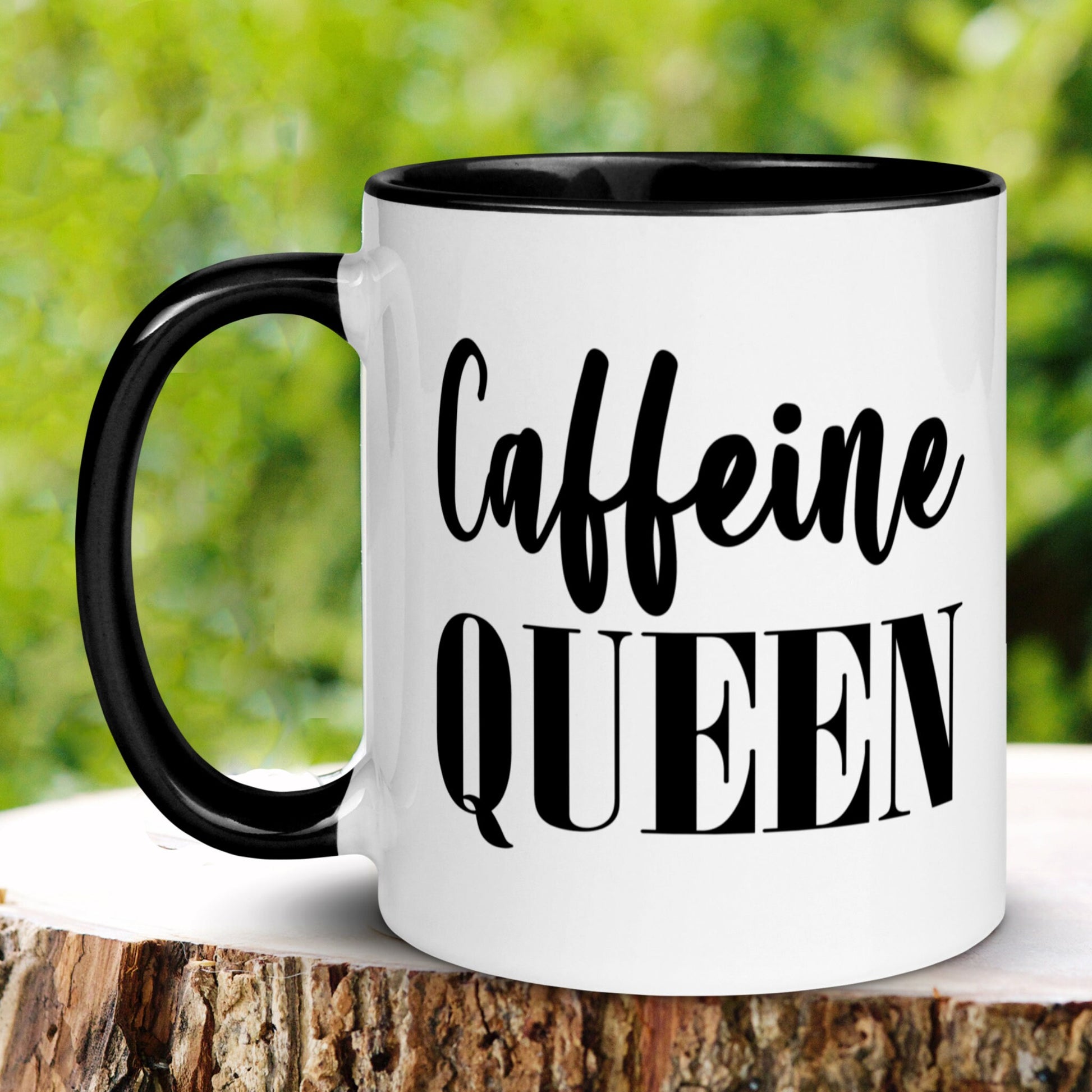 Coffee Lover Mug, Caffeine Queen Mug, Coffee Cup for Coworker Colleagues, Birthday Gift for Dad Mom - Zehnaria - FUNNY HUMOR - Mugs