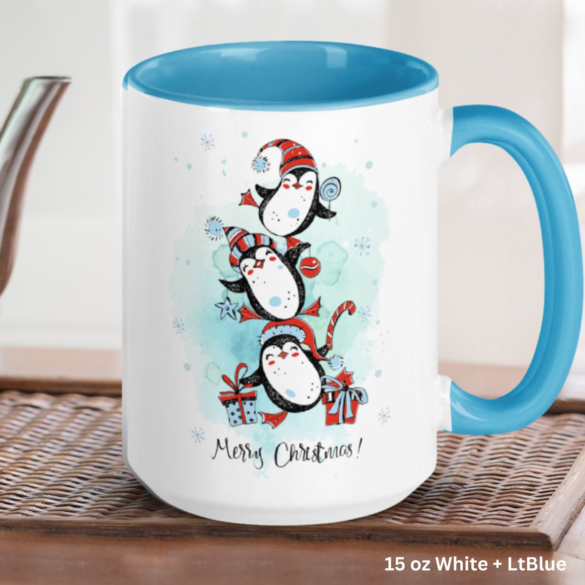 Christmas Gifts, Christmas Penguins, Christmas Mug, Merry Christmas - Zehnaria - WINTER HOLIDAY - Mugs