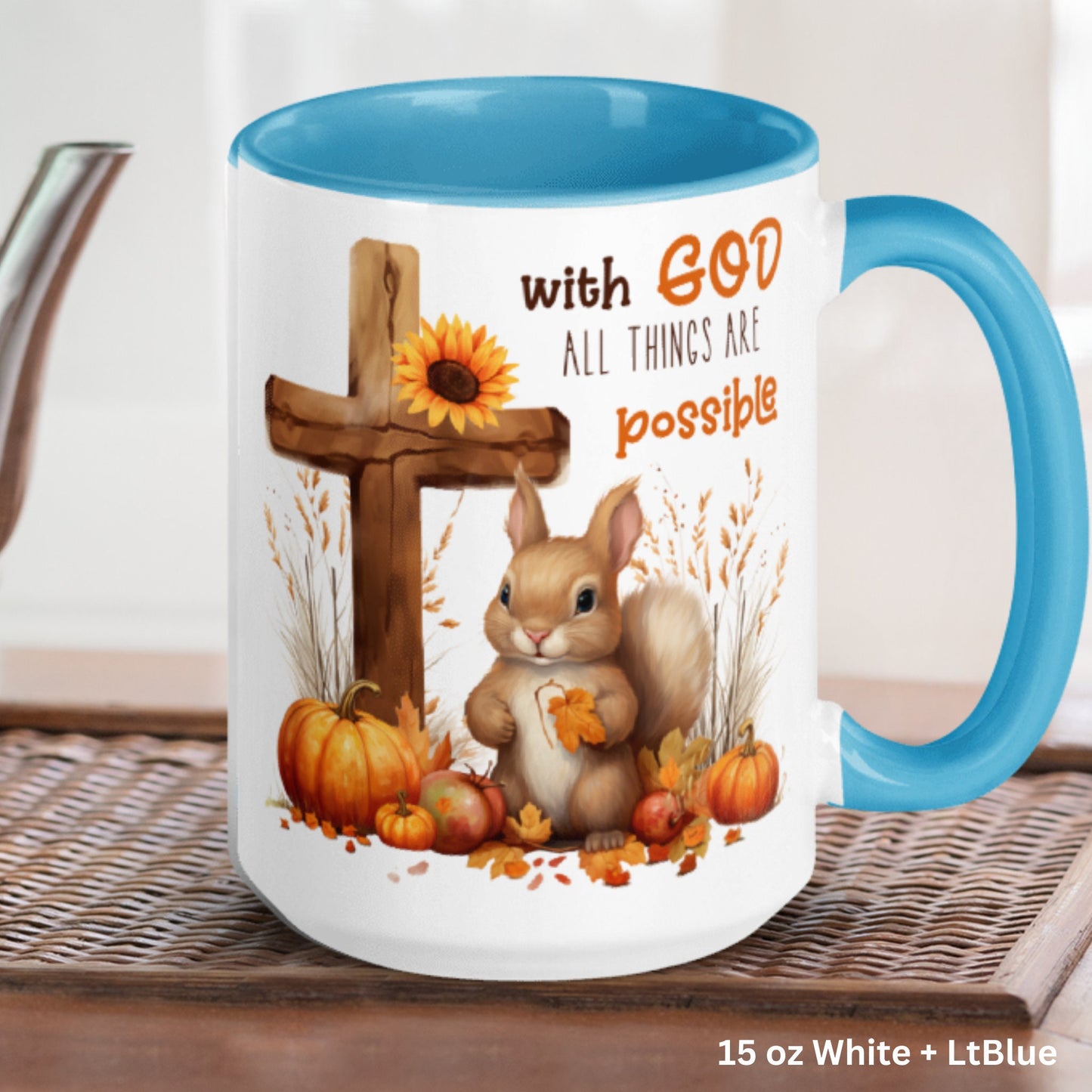 Christian Gifts, Christian Mugs, Thanksgiving Mug, Holiday Mug - Zehnaria - MORE HOLIDAYS & SEASONS - Mugs