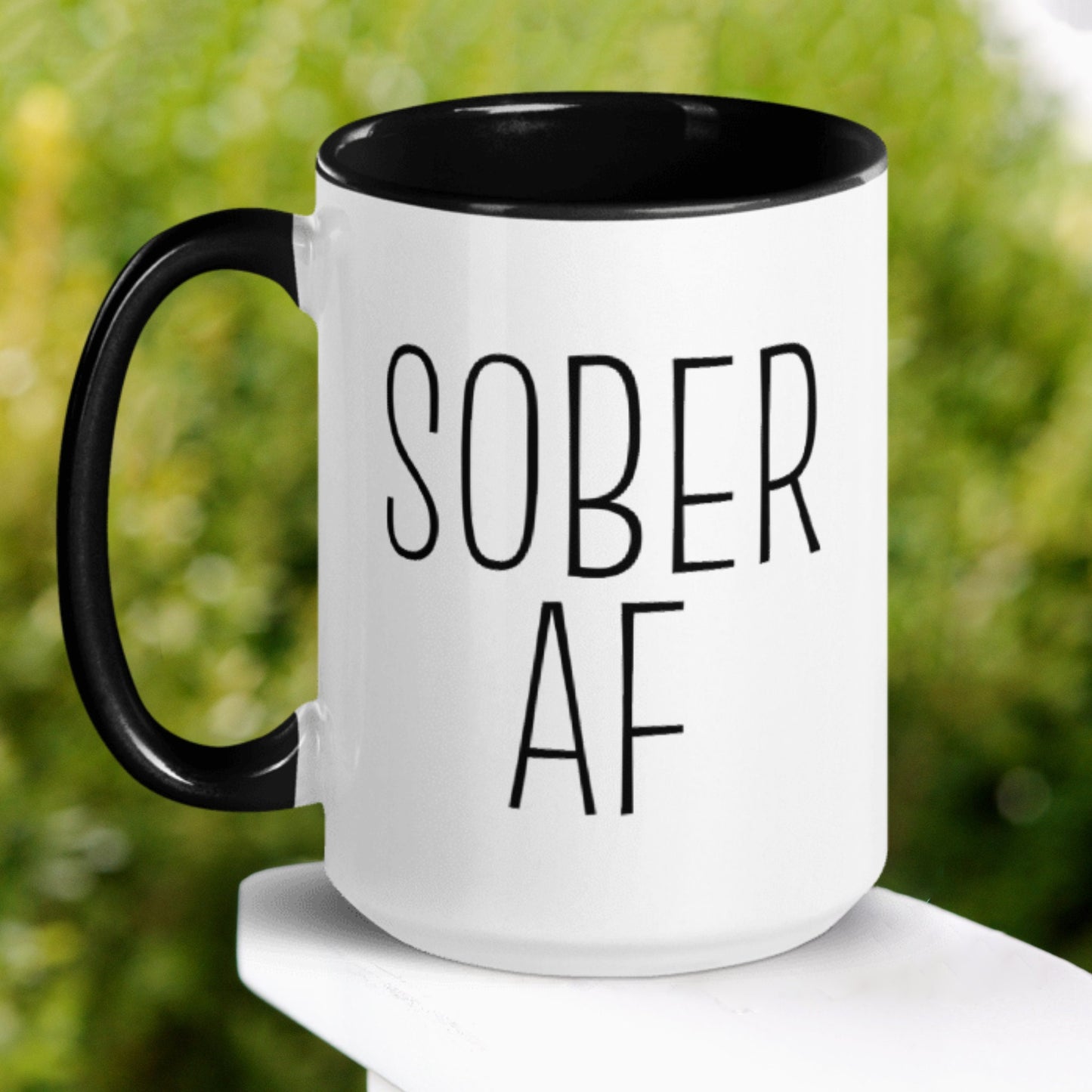 Sobriety Gifts, Sober AF Mug, Sober Mug, Sober Coffee Mug - Zehnaria - SOBRIETY - Mugs