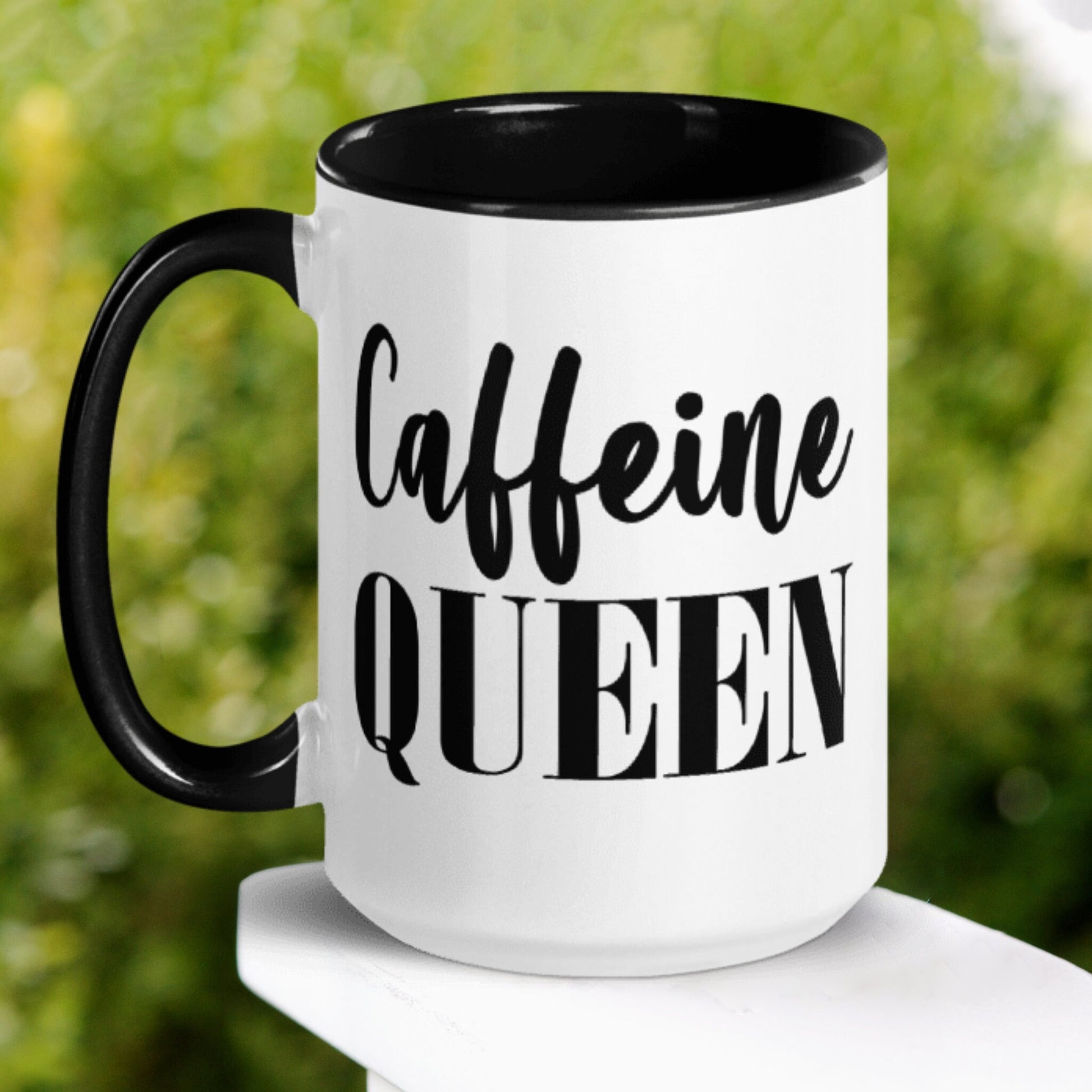 Coffee Lover Mug, Caffeine Queen Mug, Coffee Cup for Coworker Colleagues, Birthday Gift for Dad Mom - Zehnaria - FUNNY HUMOR - Mugs