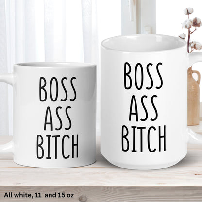 Boss Gift, Bitch Mug, Bad Bitch, Girl Boss - Zehnaria - INSPIRE & MOTIVE - Mugs