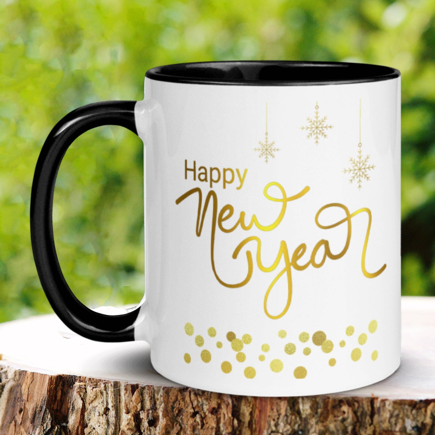 New Years Mug, Holiday Mug, Inspiration Mug, Motivational Mug - Zehnaria - HAPPY NEW YEARS - Mugs