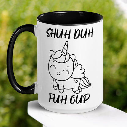 Funny Coffee Mug, Shuh Duh Fuh Cup Mug, Shut The Fuck Up Mug, Sarcastic Mug - Zehnaria - FAMILY & FRIENDS - Mugs