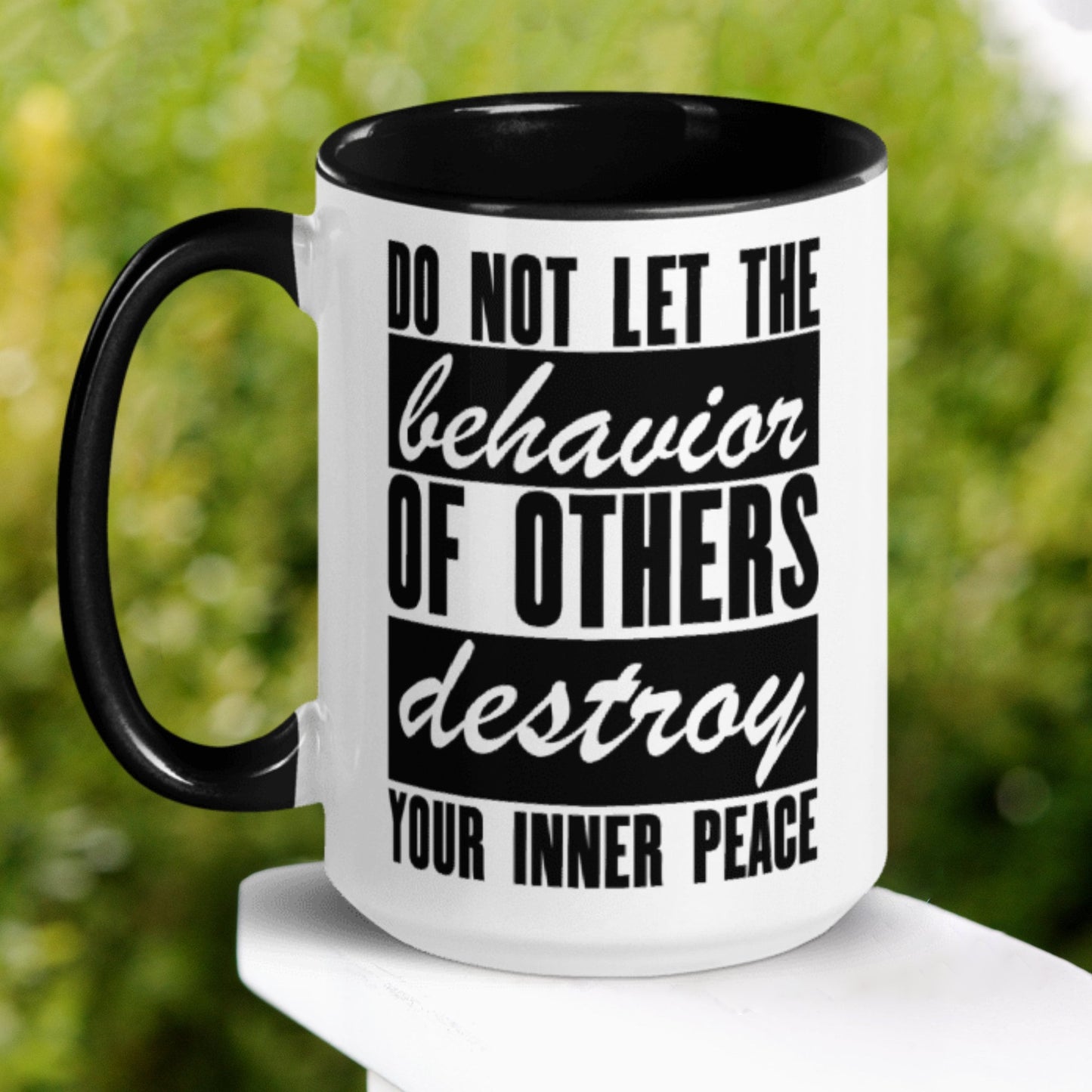 Inner Peace Mug, Sassy Mug, Motivational Mug, Yoga Mug - Zehnaria - INSPIRE & MOTIVE - Mugs