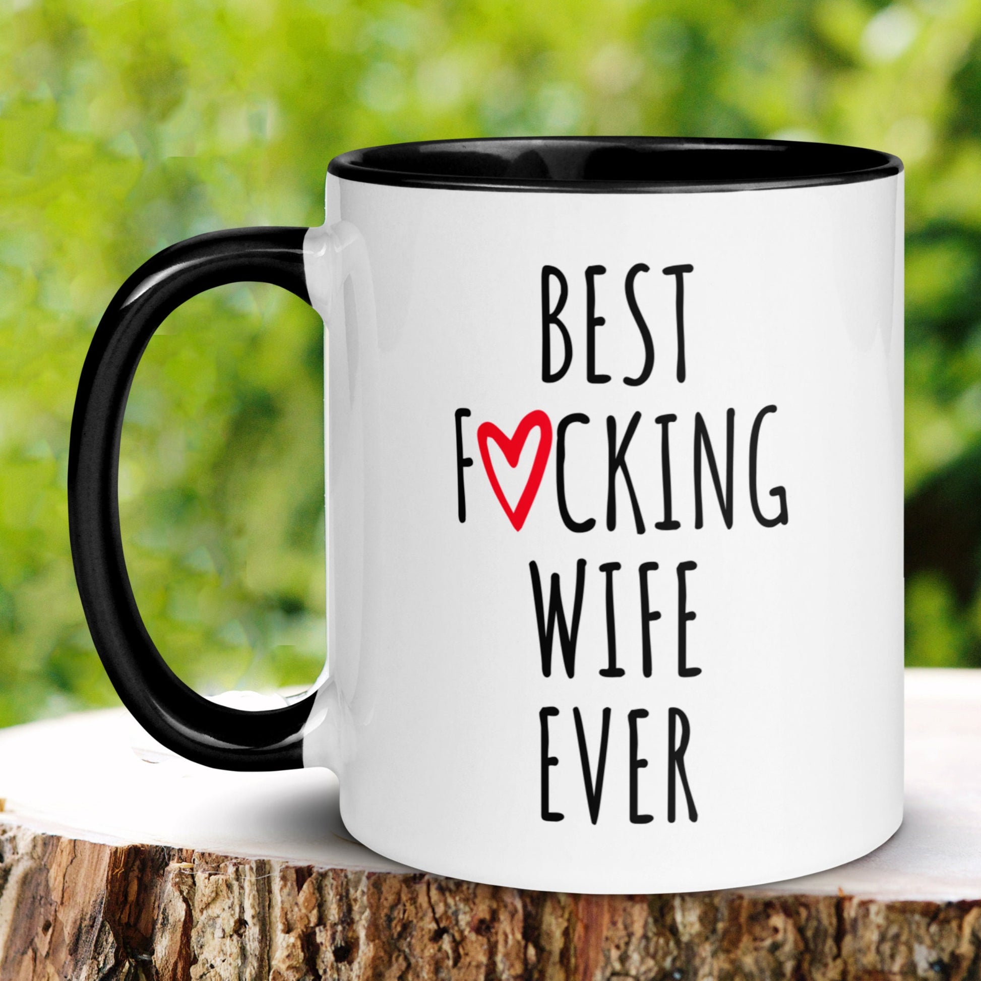 Best Wife Ever Mug, Best Fucking Wife Ever, Gift for Wife Coffee Mug, Mothers Day Valentine's Day - Zehnaria - FAMILY & FRIENDS - Mugs