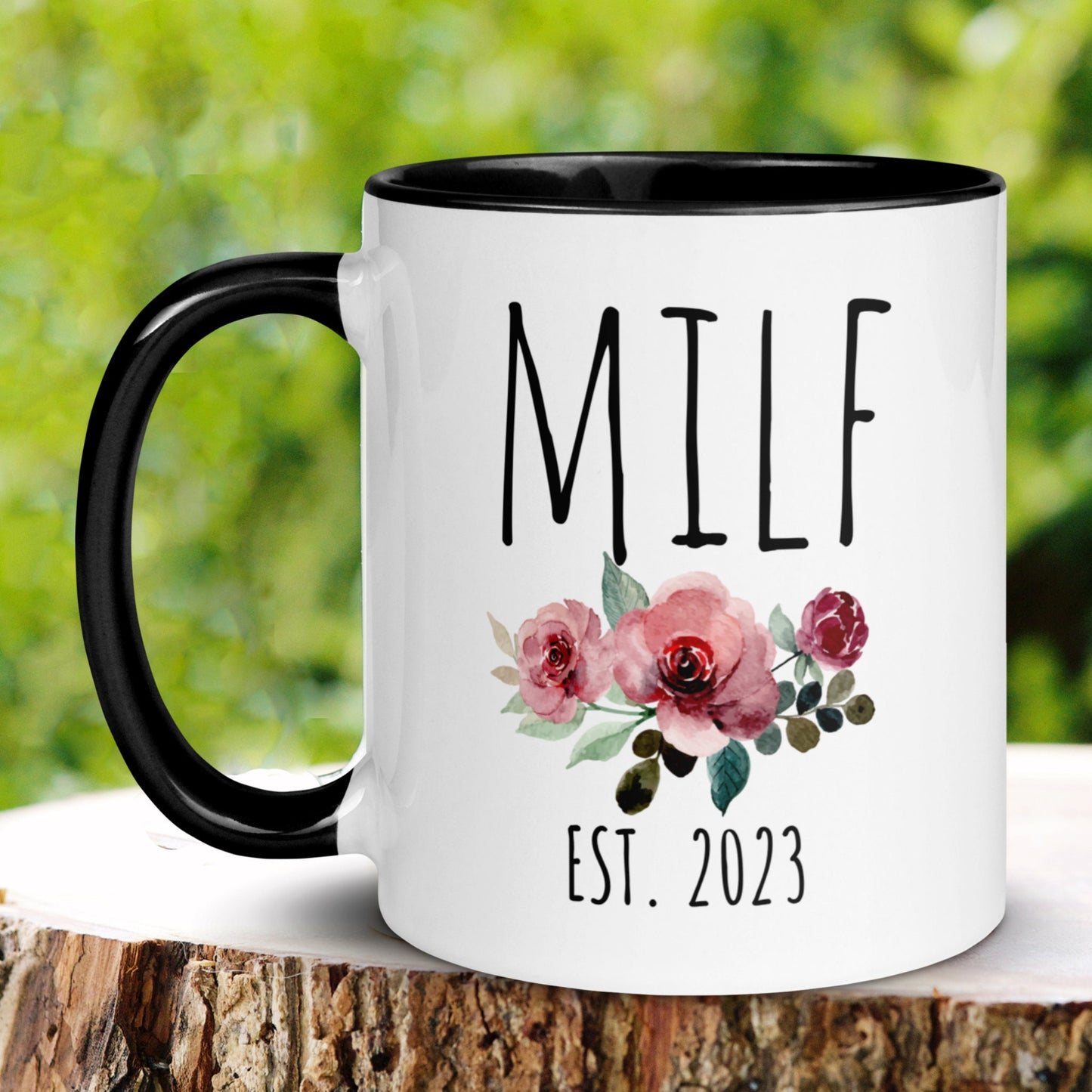 MILF Mug, Flower Mug, Future MILF Gift, Mom To Be - Zehnaria - FAMILY & FRIENDS - Mugs